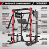 PMAX 4750 Dual Plate Loaded Multi Functional Smith Machine